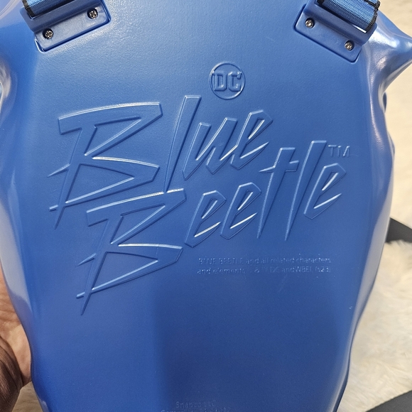 DC Blue Beetle Movie Popcorn Vessel Bucket Tub Cosplay Blackpack Toy Collectible - Picture 9 of 12